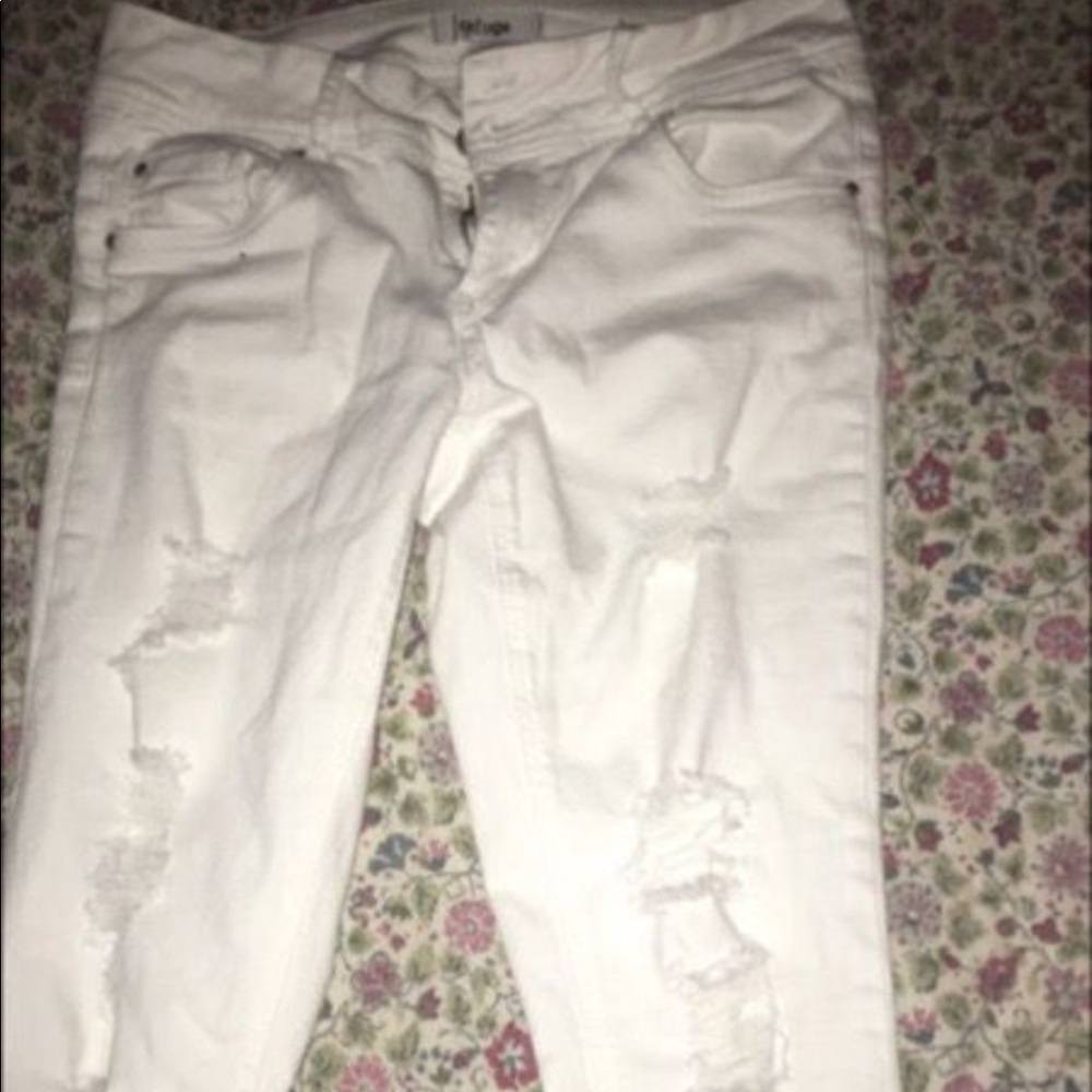 Charlotte Russe ripped jeans